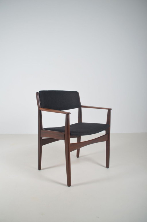 Silla de oficina danesa diseñada por Poul Volther para Frem Røjle, años 50