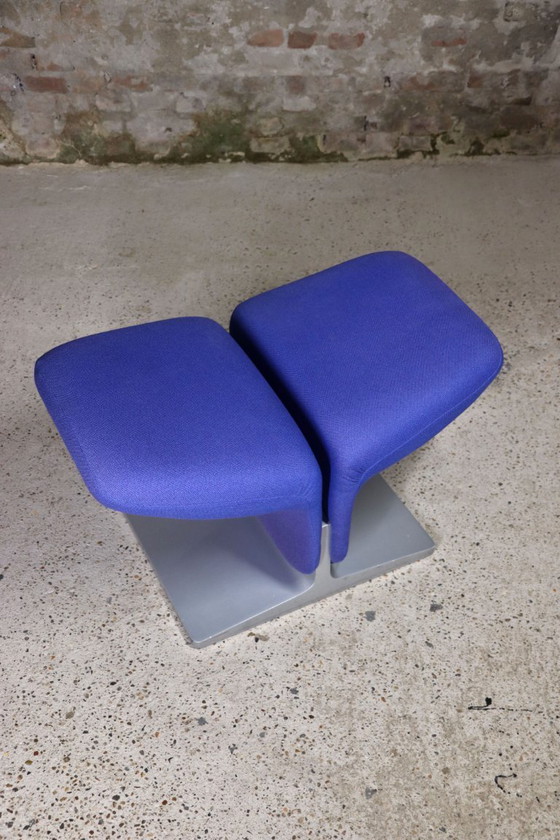 Image 1 of Artifort - F582 - Ribbon Chair + Ottoman - Pierre Paulin - 1990s