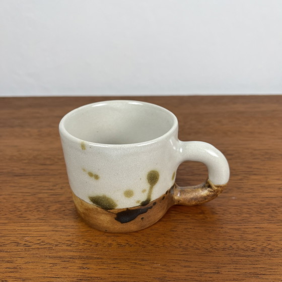 Image 1 of Set van 4 koffie-/theekoppen "La Colombe", 1950/60