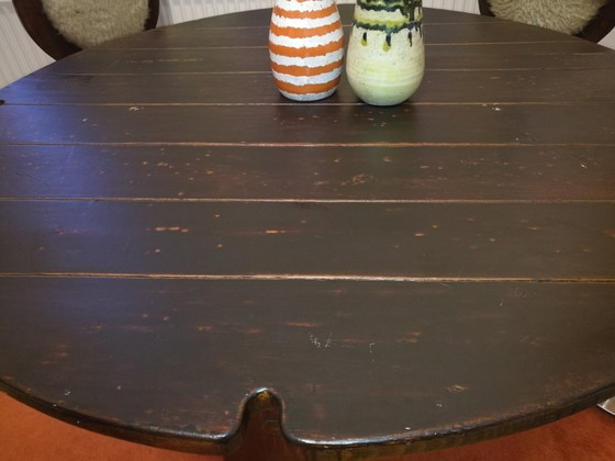 Vintage Dining Chairs & Table by Szeleczky, 1960s, Set of 5 – Dining set (photo 13 of 15)