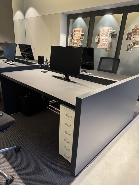 Image 1 of Drentea X Vepa Büroeinheit bestehend aus 4 Schreibtischen