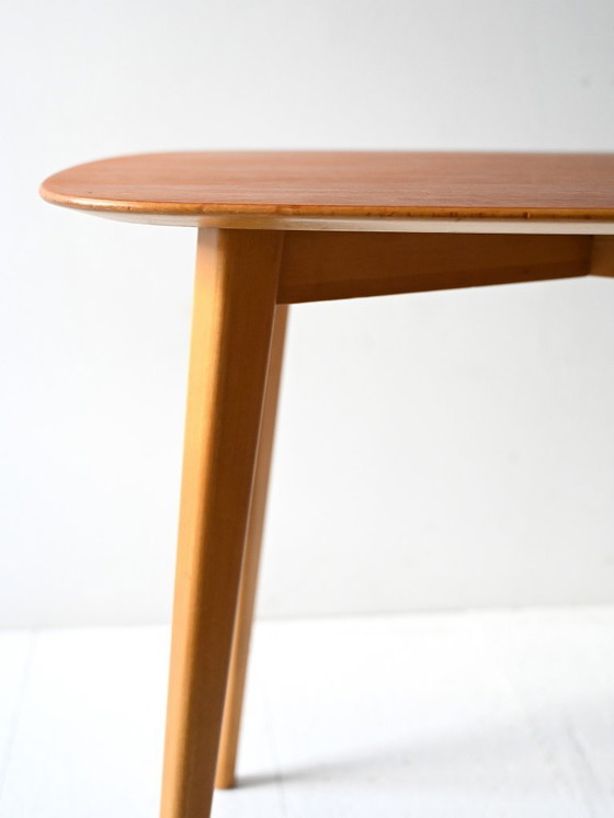 Image 1 of Tavolino da caffè svedese vintage di Nordiska Kompaniet in teak e rovere