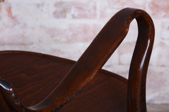 Restored Art Deco Armchair, by Josef Frank for Thonet, Beech, Czech, 1930s – Wood (photo 6 of 11)