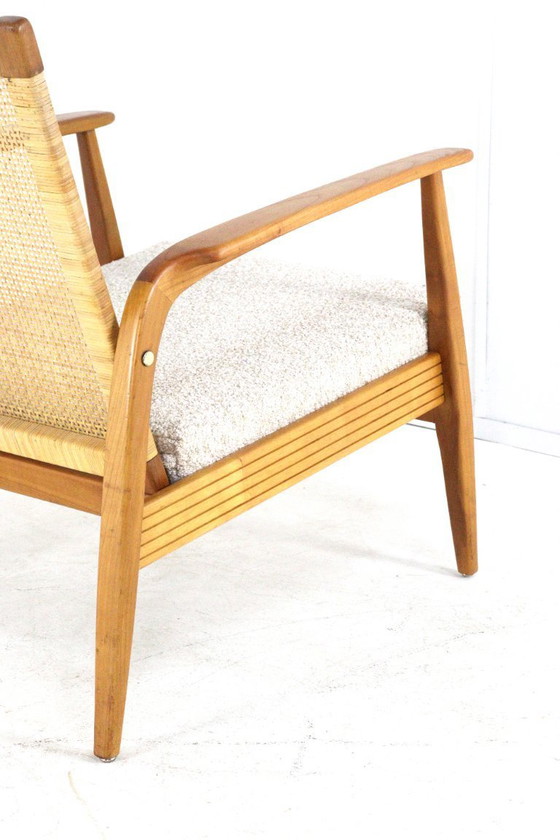 Image 1 of Vintage fauteuil 'Betzigau' rattan | 2 stuks op voorraad 