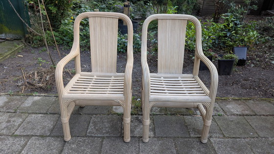 Image 1 of Bamboe tuinstoelen 