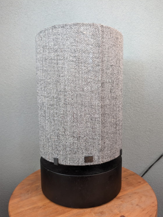 By EVE - Cylinder lamp including original By EVE light source – Table lamps, Textile, Wood (photo 2 of 10)