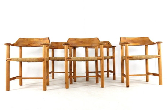 Image 1 of Ensemble de 5 chaises Savvaerk de Rainer Daumiller pour Hirtshalls, style danois vintage