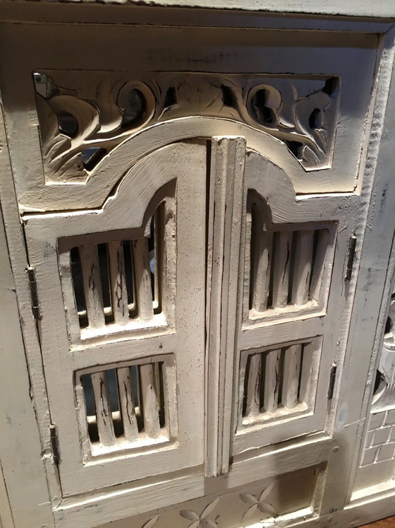 Specchio con persiane, stile coloniale, 60x70cm – Legno (photo 3 of 10)