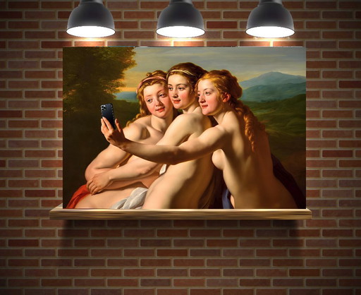 Photo printed on plexiglass / Baroque art revisited / Limited edition