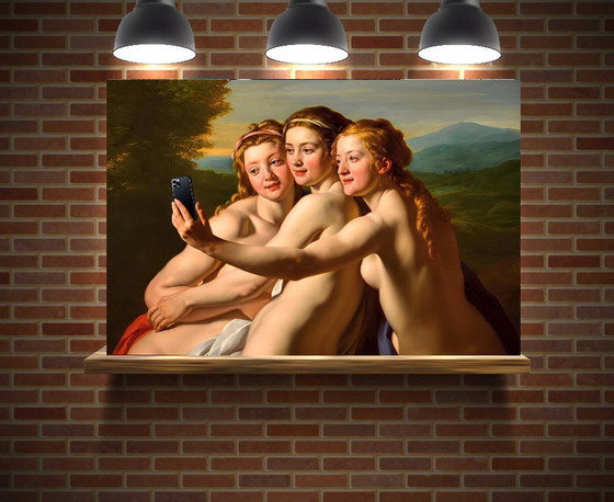 Image 1 of Foto stampata su plexiglass / Arte barocca rivisitata / Edizione limitata