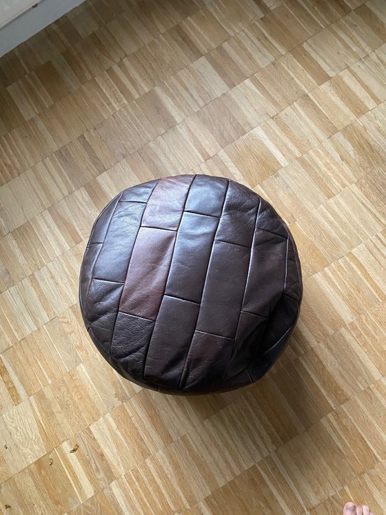 Image 1 of Vintage Patchwork poef