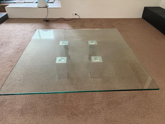 Tavolino da caffè Van Beek Abel – 140 × 140 × 28 cm – Tavolini da caffè, Glass (photo 4 of 5)