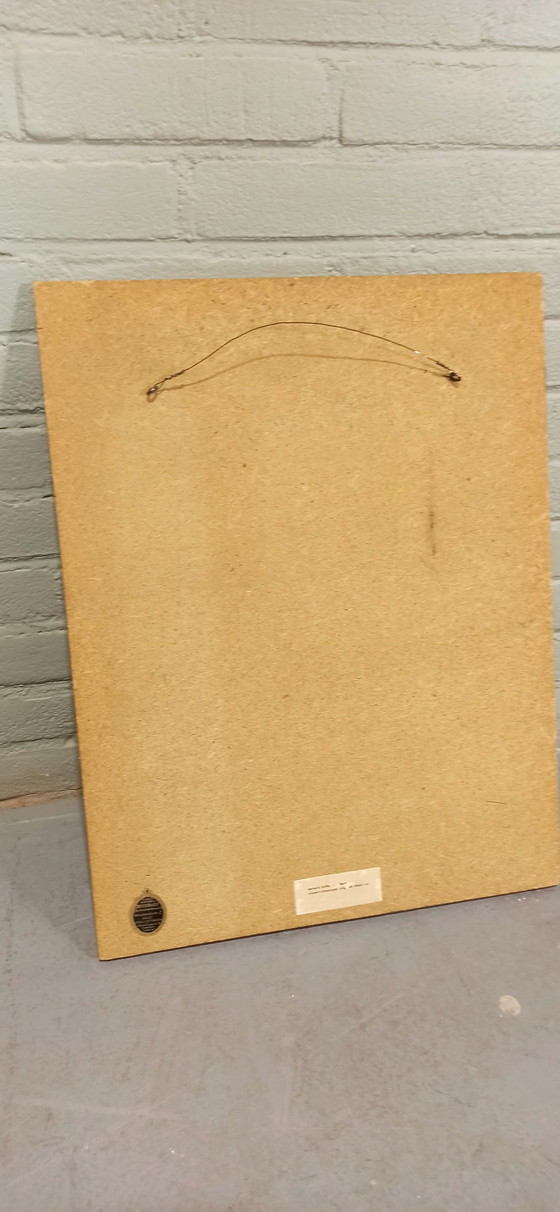 Image 1 of Bernard Buffet Vintage Print on Wood