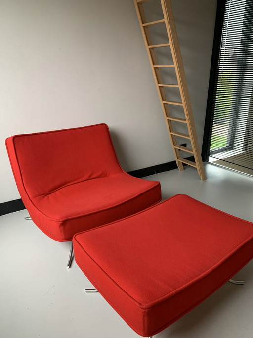 Ligne roset pop louche et ottoman