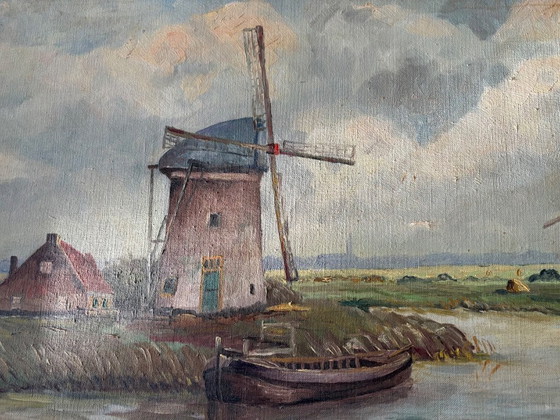 Image 1 of Gerard Delfgaauw Paesaggio dei Polder