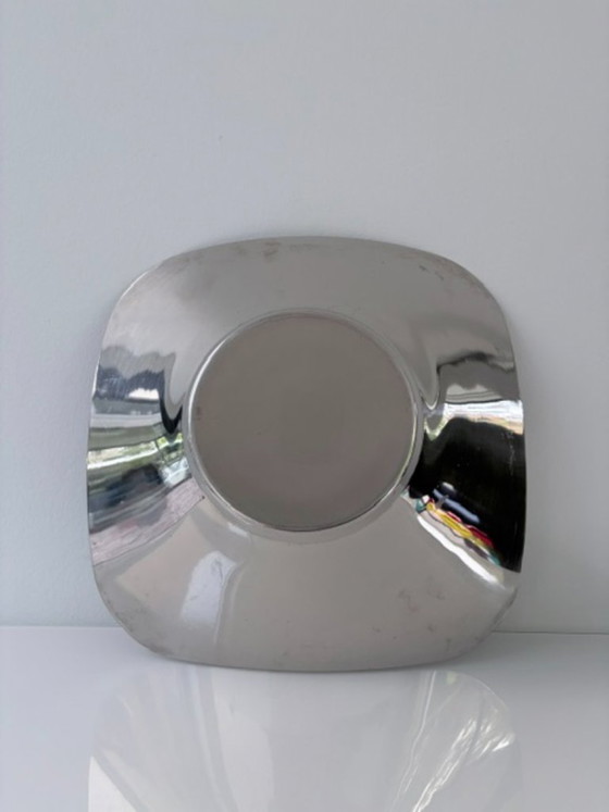Quadratische Edelstahl Schale Hochglanz 30 cm – Schalen, rvs (photo 2 of 12)