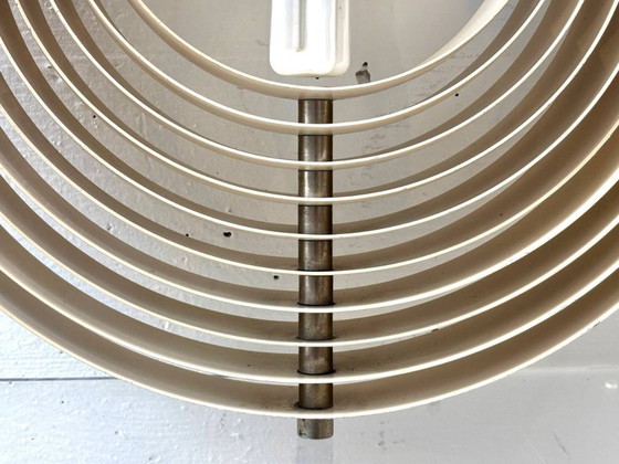 Image 1 of Lampada a sospensione vintage Moon di Verner Panton per Louis Poulsen, anni '60.