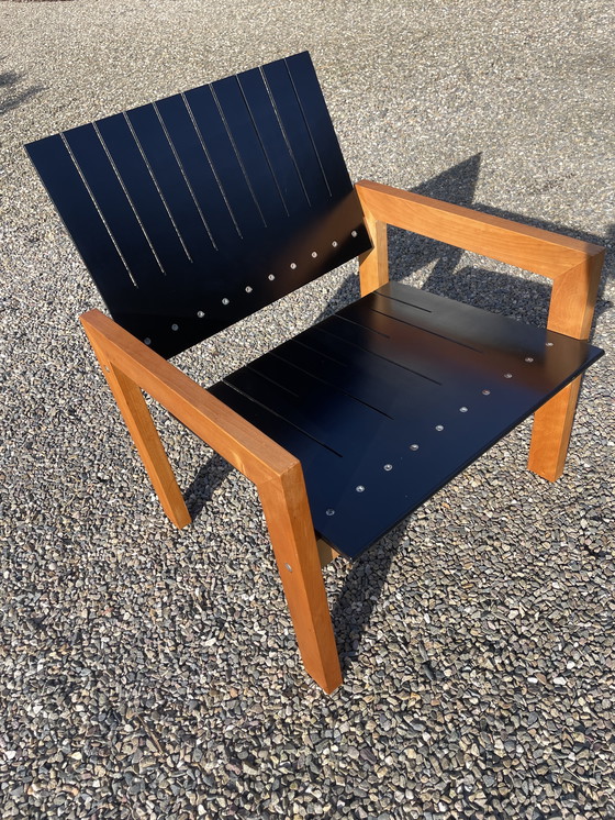 Image 1 of Slit Chair - Bernt Petersen voor Carl Hansen Denemarken.