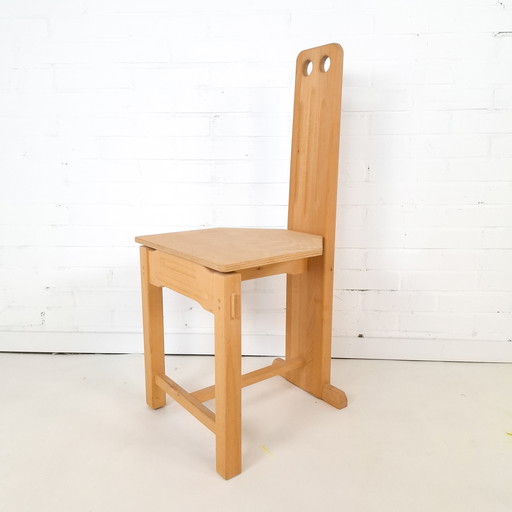 Silla constructivista modernista vintage de los años 70