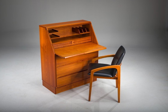 Image 1 of  Secretaire in teak van Kai Kristiansen voor Tørring Møbelfabrik, 1960