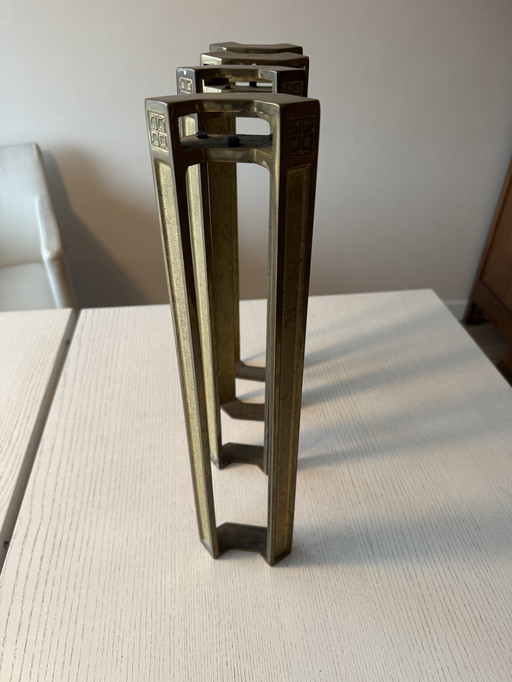 Tischbeine für Beistelltisch mit Glasplatte Peter Ghyczy