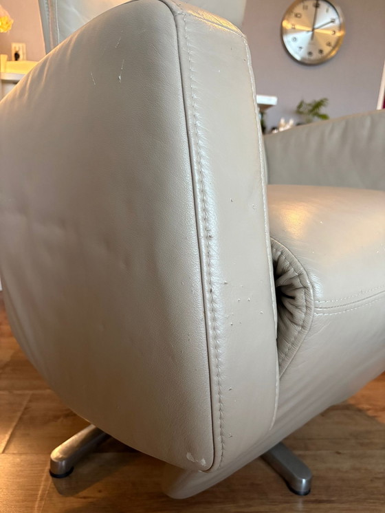 Image 1 of 2 poltrone reclinabili in pelle di Schilling "Movie Star" (modello 1257577/1) - 2017, beige