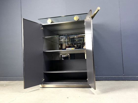Image 1 of Postmodern bar cabinet by Belgochrom, 1980s