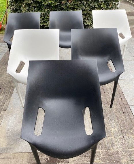 6x Kartell DR. Yes stoel door Philippe Starck