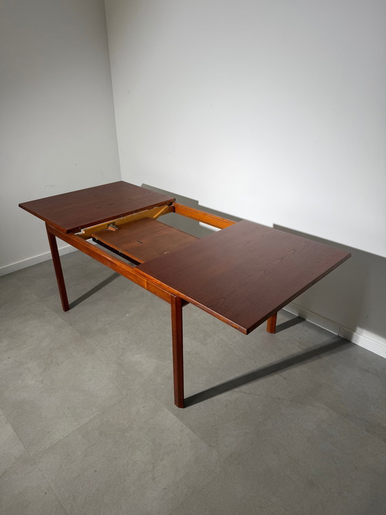 White & Newton Extendable Teak Dining Table – British Mid-Century Modern, 1960s (photo 4 of 5)