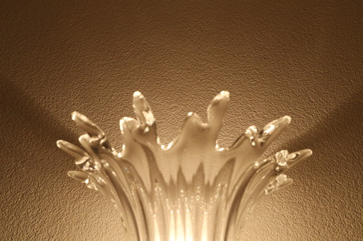 5x lampes en verre de Murano, Nausicaa, faites à la main, verre + or