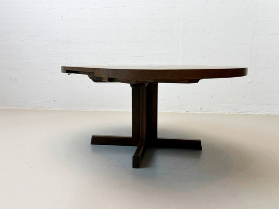 Image 1 of Round dining table by Dieter Waeckerlin, Switzerland, 1970s