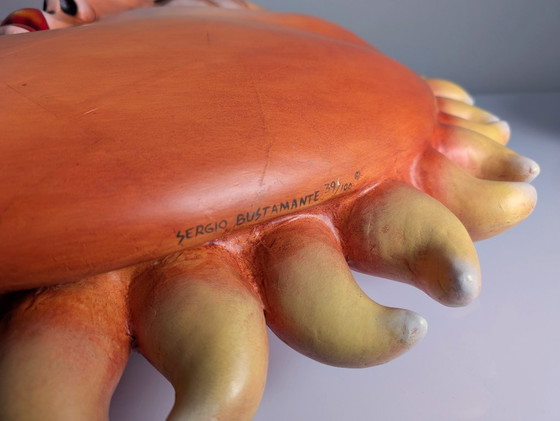 Image 1 of Scultura monumentale in cartapesta "Sol Eclipse" di Sergio Bustamante, 1997