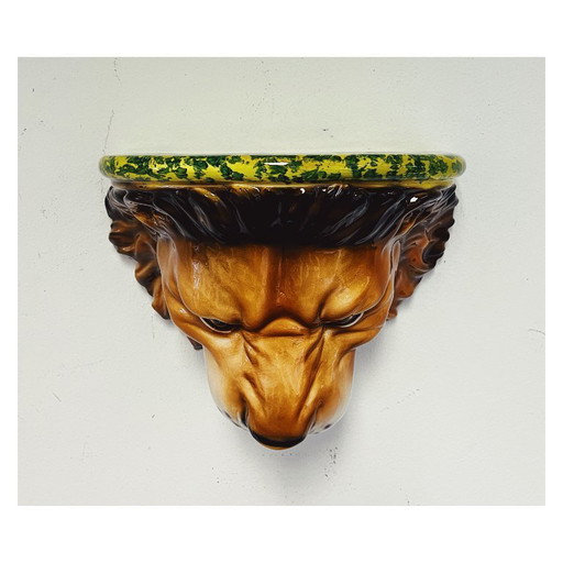 Étagère murale en céramique Lion