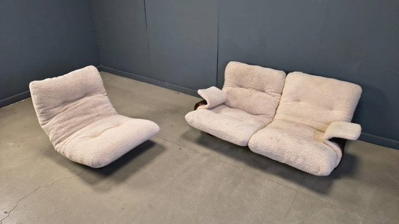 Image 1 of Ensemble canapé Marsala de Michel Ducaroy pour Ligne Roset, années 1970