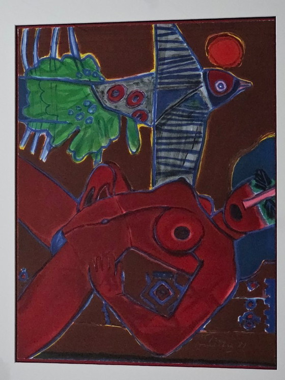 Image 1 of Corneille - Image D'un été - Hand signed - 1987
