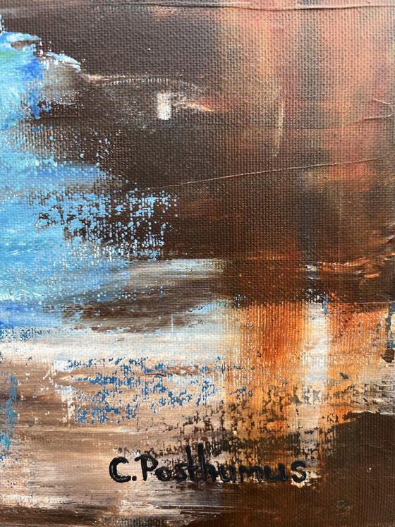 Image 1 of Schilderij 'Skyline NY', Corine Posthumus