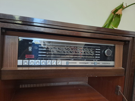 Image 1 of Vintage Grundig Bergamo 5 radio cabinet – stereo cabinet (mid-century design)