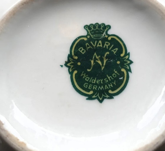 Ringers' Coffee/Cocoa Cup and Saucer - Bavaria Crockery 1950-1970, Gold, Porcelain, Brown (photo 4 of 7)