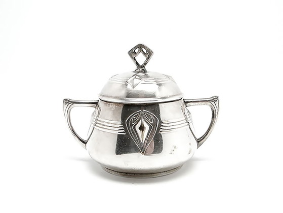 Sucrier de WMF, Allemagne, début du XXe siècle – Accessoires de table, Metal, Silver (photo 11 of 13)