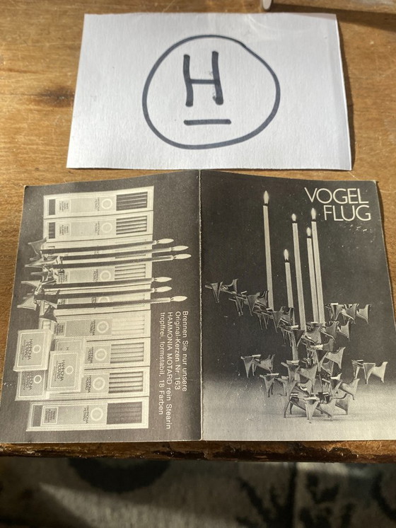 Image 1 of 1 modularer Kerzenständer VOGELFLUG HAMMONIA MOTARD Stil NAGEL BMF Jahrgang 1970 H