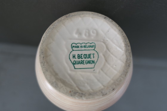Image 1 of Vintage H. Bequet Quaregnon Vaas 489