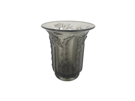 Image 1 of Art Deco - Scailmont - Henri Heemskerk - pressed glass - Belgium - 1930s