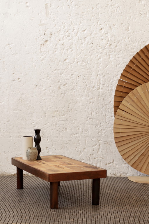 Capron Style Coffee Table – salontafels, Ceramic, Wood