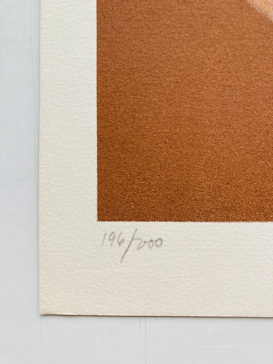 Image 1 of Jack Brusca - Fiore di globo - Serigrafia vintage