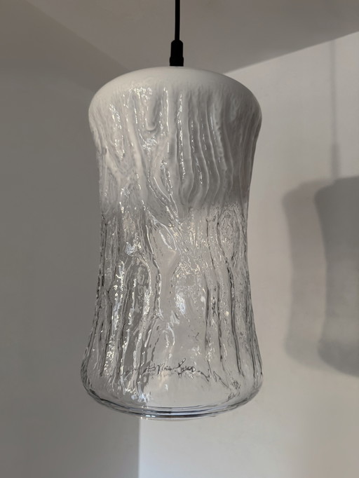 Suspension verre Murano Targetti Sankey années 70
