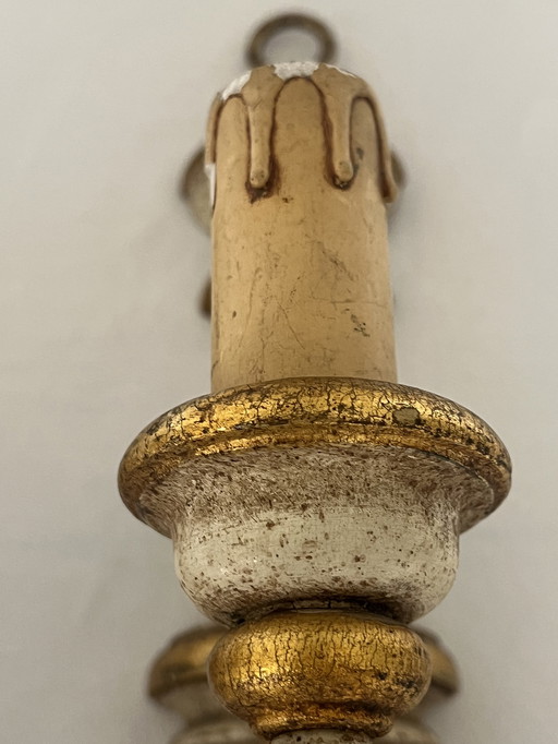 Antique pair of wall lamps from the 1800s