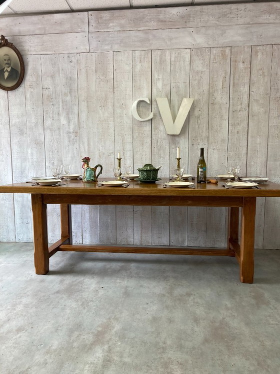 Normandische Boerderijtafel 219x94cm – Eettafels, Metal, Wood (photo 10 of 15)
