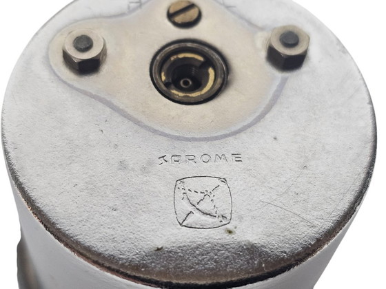 Image 1 of Space Age - Lighter - Sarome Piezo - Sarome Kunijiro Segawe Tokyo - Lighter - teak - chrome - Japan - 3rd quarter 20th century