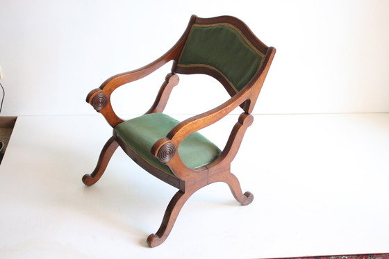 Image 1 of Viktorianischer metamorpher Gebetshocker und Stuhl Prie Dieu