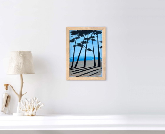 Acrylic and ink on framed A4 paper. – Paintings & Drawings (photo 6 of 6)